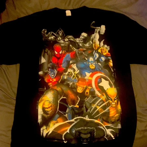 Marvel mad engine early 2000s X-men and avengers tee size xl - Picture 1 of 2